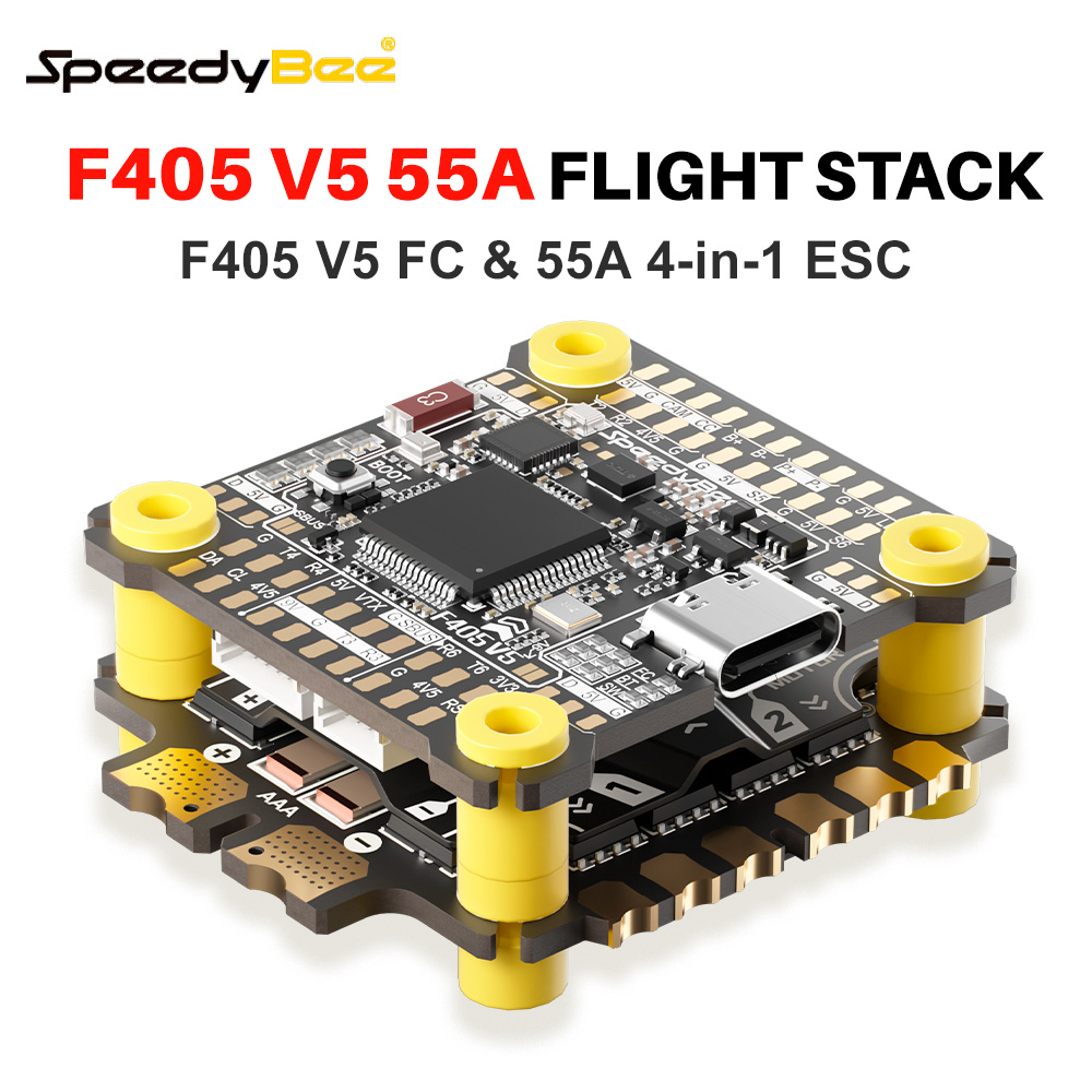 SpeedyBee F405 V5 Stack F405 V - Foxeer Reaper F4 128K 65A Esc avaliação e preço