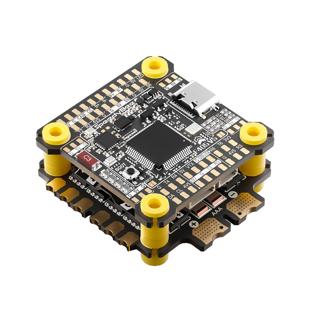 SpeedyBee F405 V5 Stack F405 V - Foxeer Reaper F4 128K 65A Esc avaliação e preço